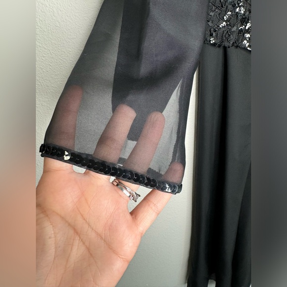 Faviana Black Vintage Jumpsuit when mini jacket - Picture 6 of 7